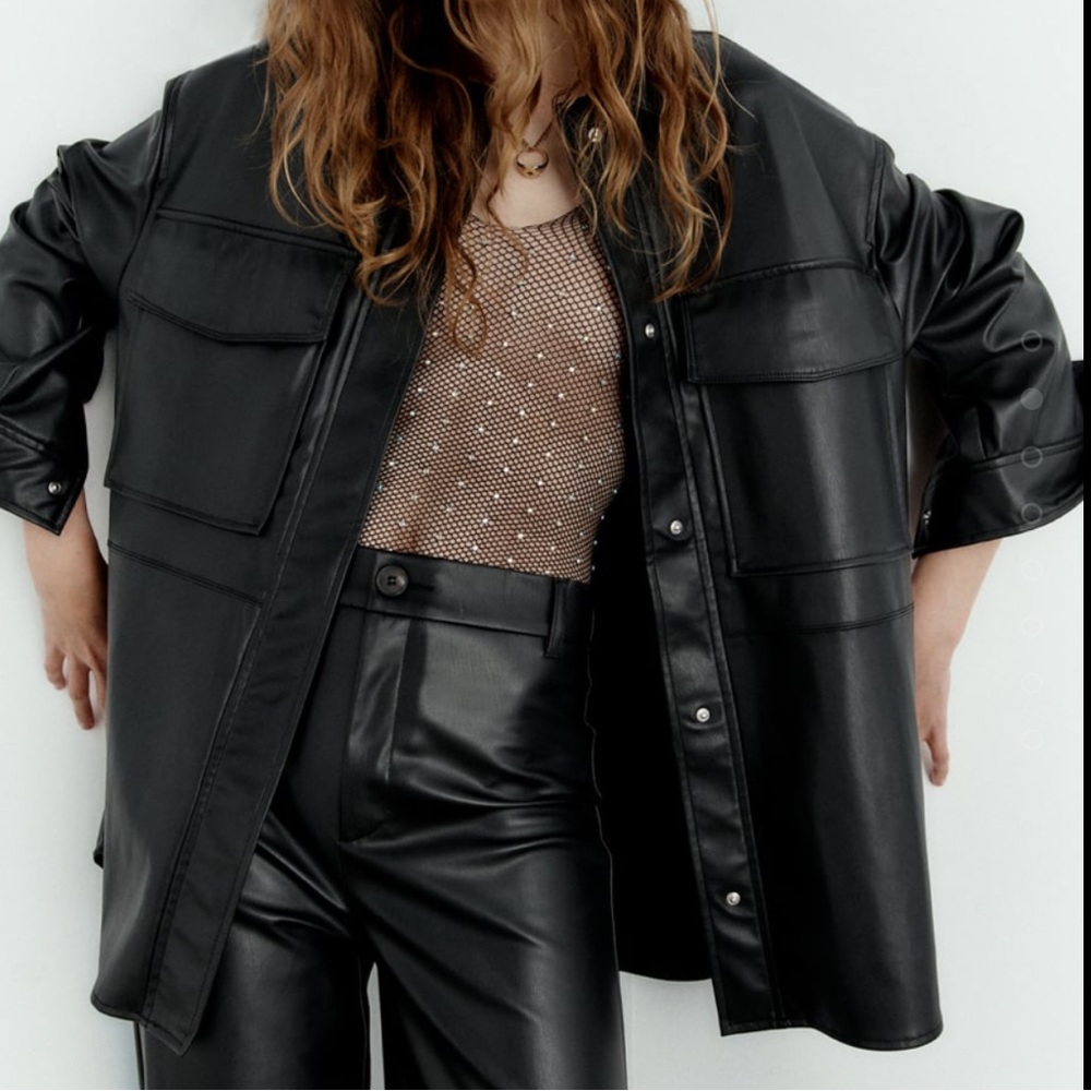 NWT Zara Leather Jacket